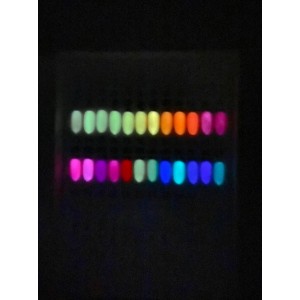 Гель-лак Elpaza Glow Neon Collection неоновая серия светится в темноте при ультрофиолете 01